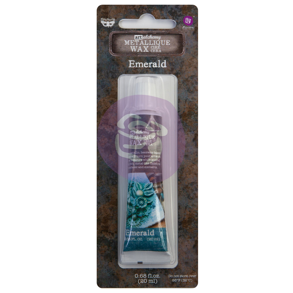 Prima Finnabair (Art Alchemy) Metallique Wax EMERALD 20ML