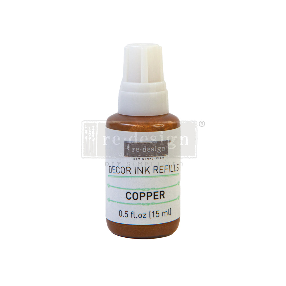Redesign Decor Ink Refill - COPPER | redesign-decor-ink-refill-copper-0-5-oz | Redesign with Prima