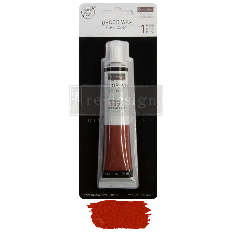 Redesign Decor Wax Paste (50ml) CORONA COPPER | redesign-decor-wax-paste-50ml-corona-copper | Redesign with Prima