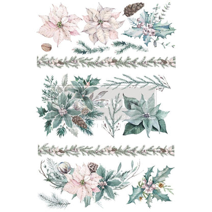 Redesign Decor Transfer EVERGREEN FLORALS | redesign-decor-transfer-evergreen-florals | Redesign with Prima