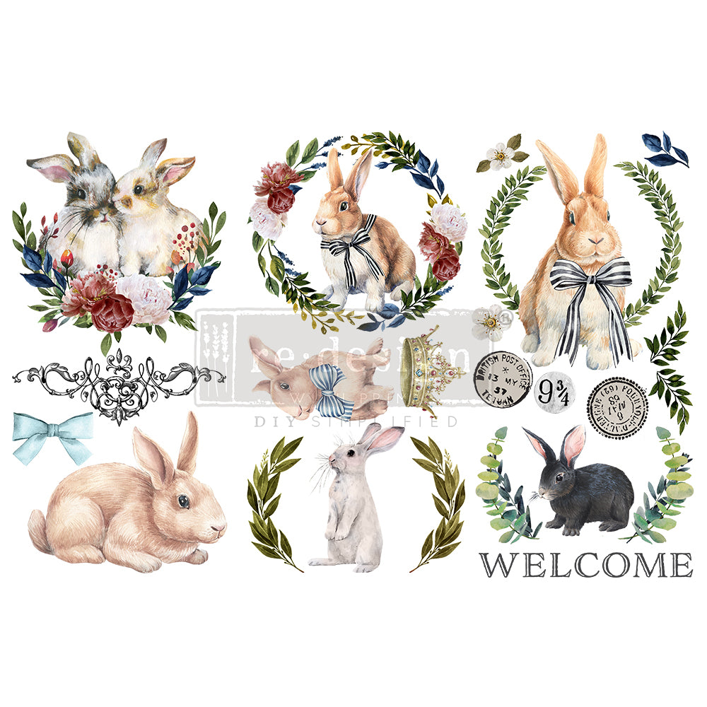 Redesign Decor Transfers®  COTTONTAIL | redesign-decor-transfers-cottontail | Redesign with Prima