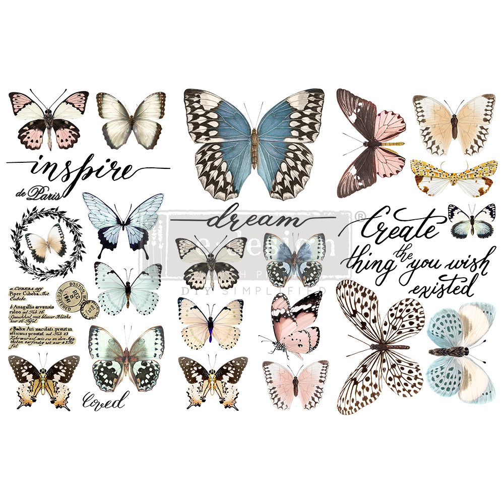 Redesign Decor Transfers® PAPILLON COLLECTION | redesign-decor-transfers-papillon-collection | Redesign with Prima