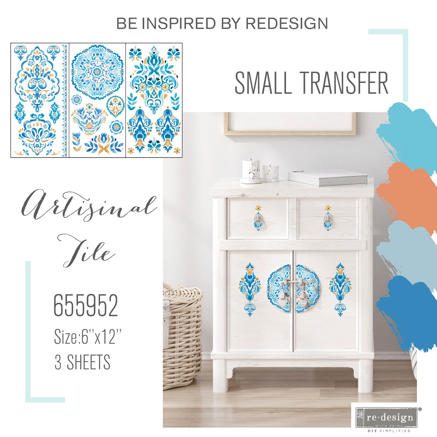 Redesign Decor Transfers® ARTISINAL TILE | redesign-decor-transfers-artisinal-tile | Redesign with Prima