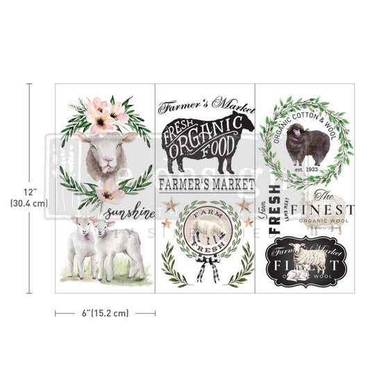 Redesign Decor Transfers® SWEET LAMB