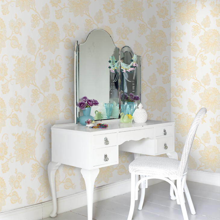 Wallpaper - SIMPLICITY EVA YELLOW 1 METRE