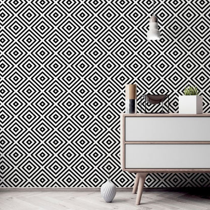 Wallpaper - GEO DIAMOND 1 METRE