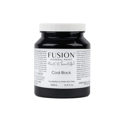 Fusion Mineral Paint COAL BLACK | fusion-mineral-paint-coal-black | Fusion Mineral Paint Colours | Refinished P/L