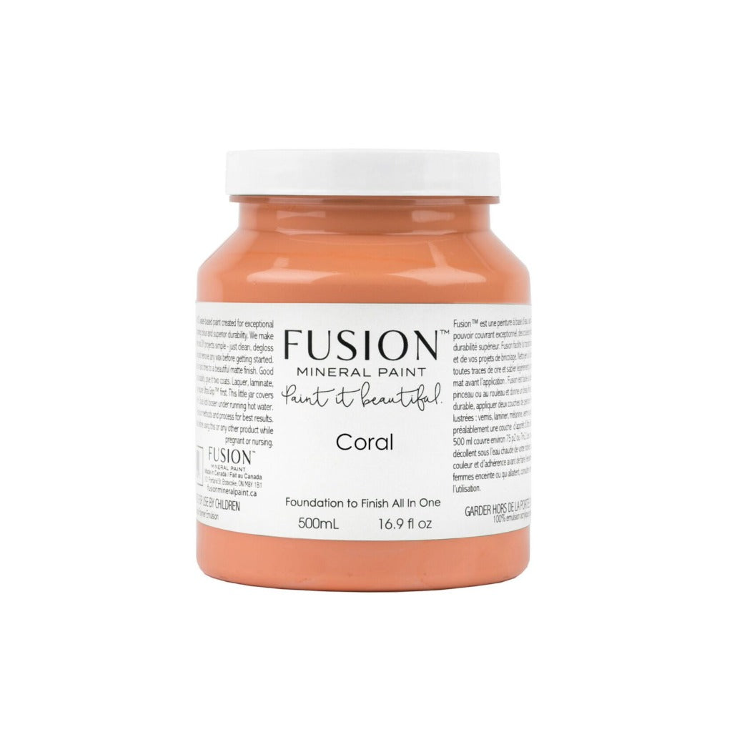 Fusion Mineral Paint CORAL | fusion-mineral-paint-coral | Fusion Mineral Paint Colours | Refinished P/L