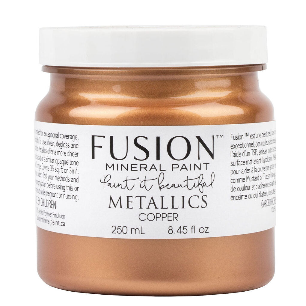 Metallic Mineral Paint COPPER | metallic-mineral-paint-copper | Fusion Mineral Paint Metallic's | Refinished P/L