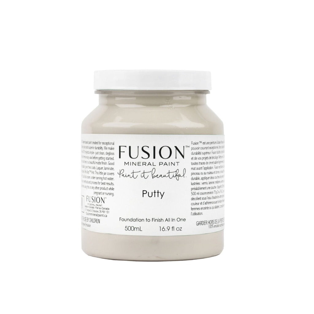 Fusion Mineral Paint PUTTY | fusion-mineral-paint-putty | Fusion Mineral Paint Colours | Refinished P/L