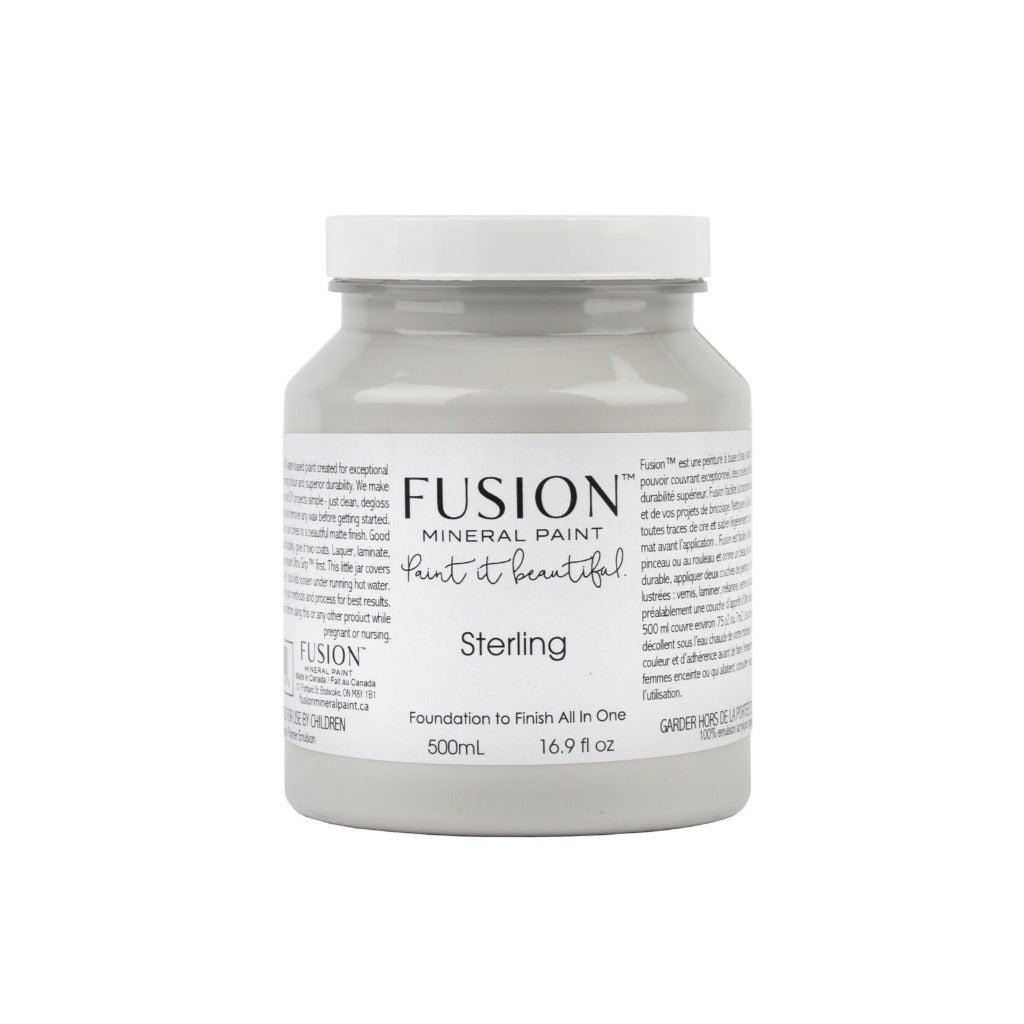 Fusion Mineral Paint STERLING | fusion-mineral-paint-sterling | Fusion Mineral Paint Colours | Refinished P/L