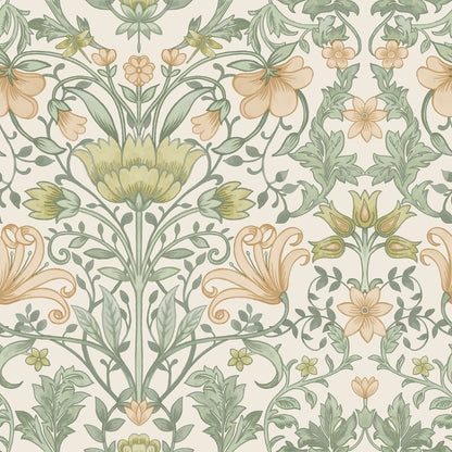 Wallpaper - VINTAGE FLORAL CREAM 1 METRE