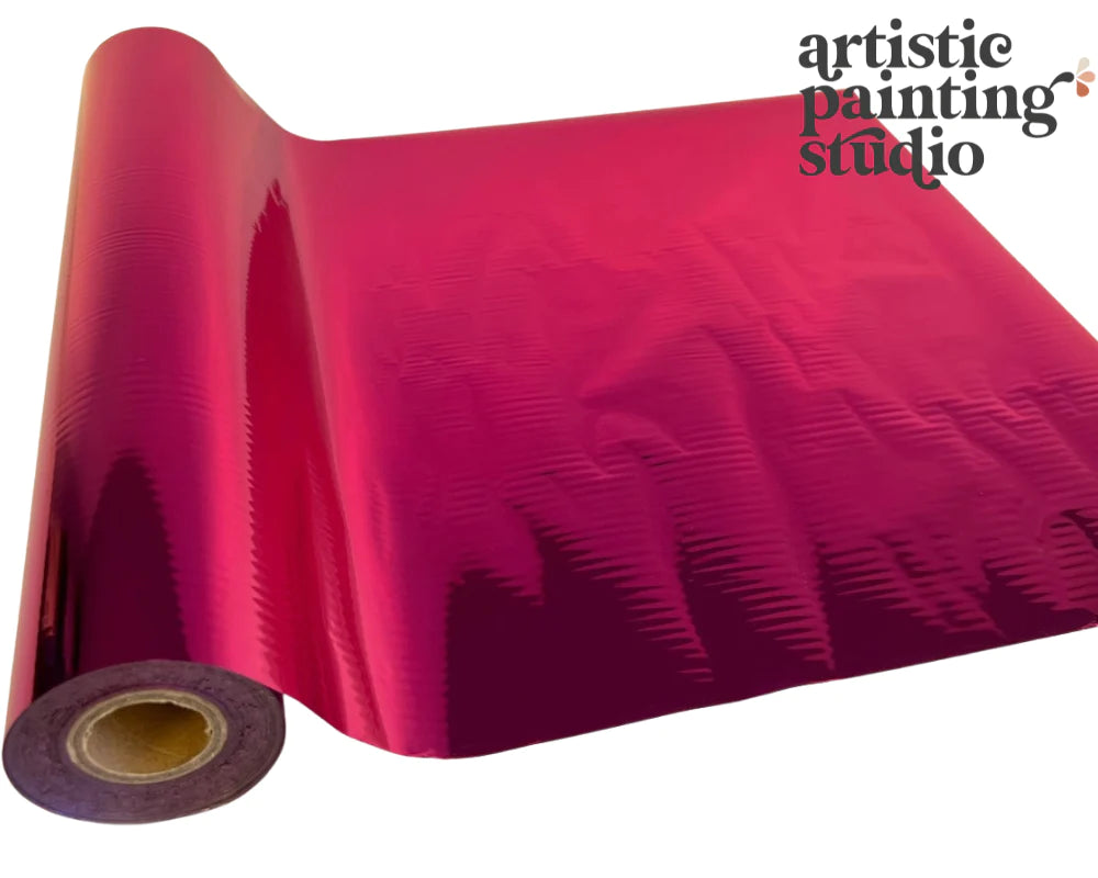 APS Flamingo Pink Foil 30.5 x 100cm