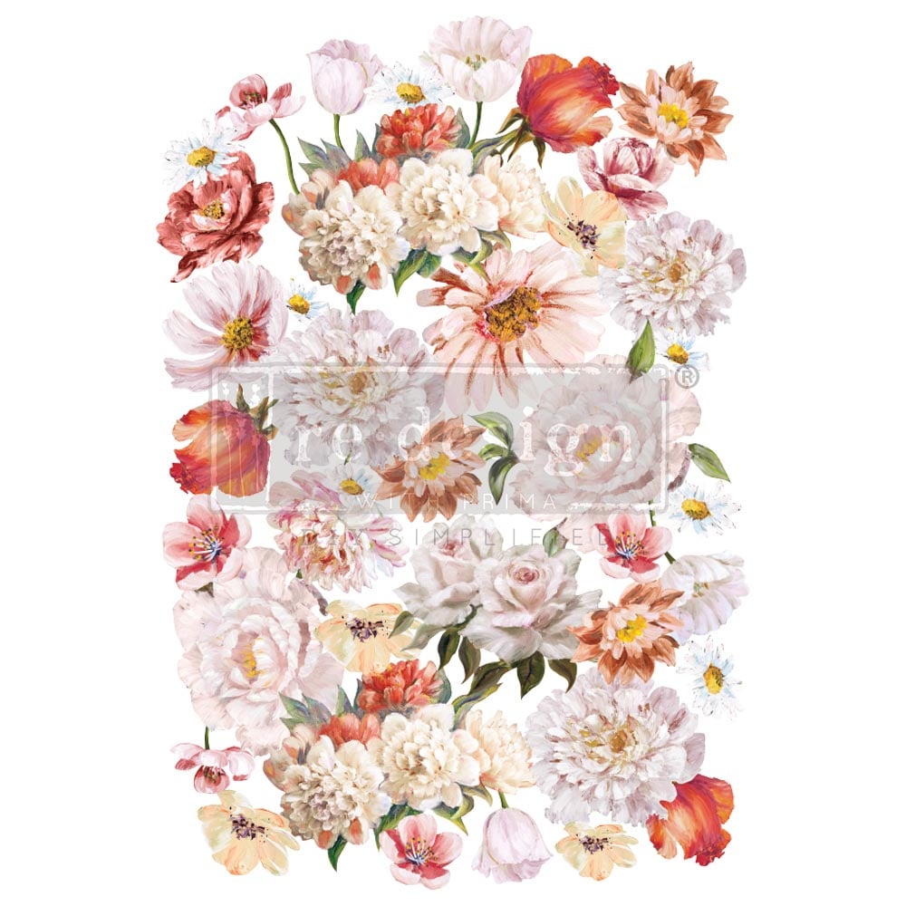 Redesign Decor Transfer PRETTY IN PEACH | redesign-decor-transfer-pretty-in-peach | Redesign with Prima